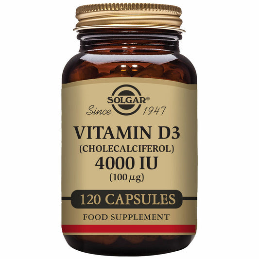 Vitamina D3 (colecalciferol) Solgar 4000 UI