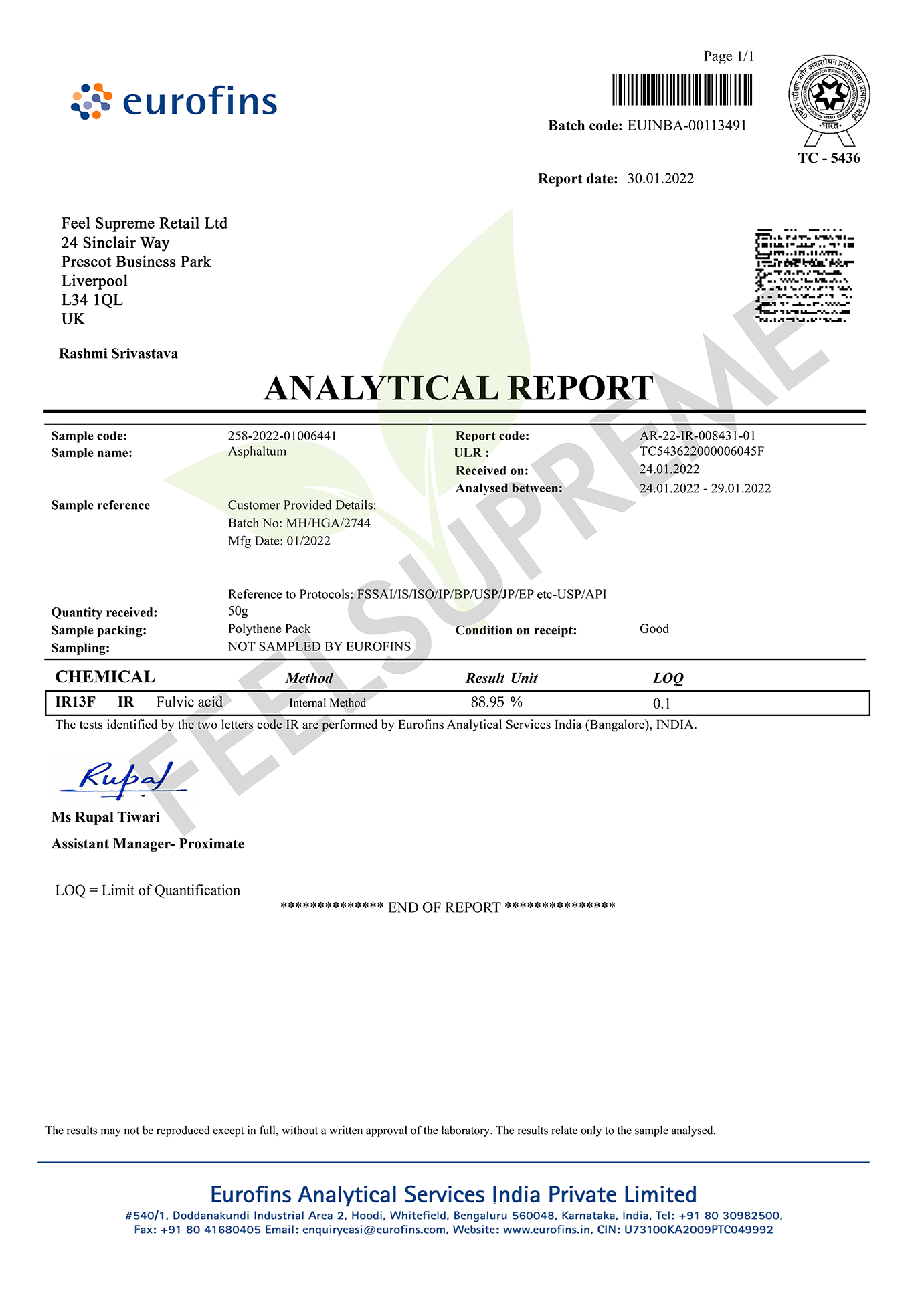 Resina de Shilajit Altai